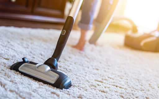 vacuum the rug and under the couch