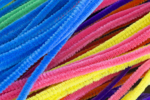 multi-colored pipe cleaners