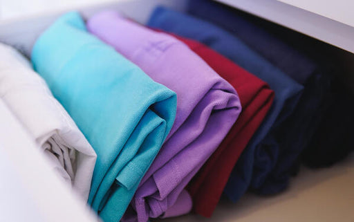 Spring garment closet organization