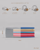 Double Extra Large Organic Cotton Storage Bag in Grey