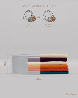 Extra Large Organic Cotton Storage Bag in Grey
