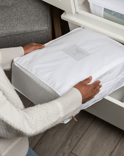 Extra Large Organic Cotton Storage Bag in White