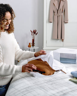 Large Organic Cotton Storage Bag in White