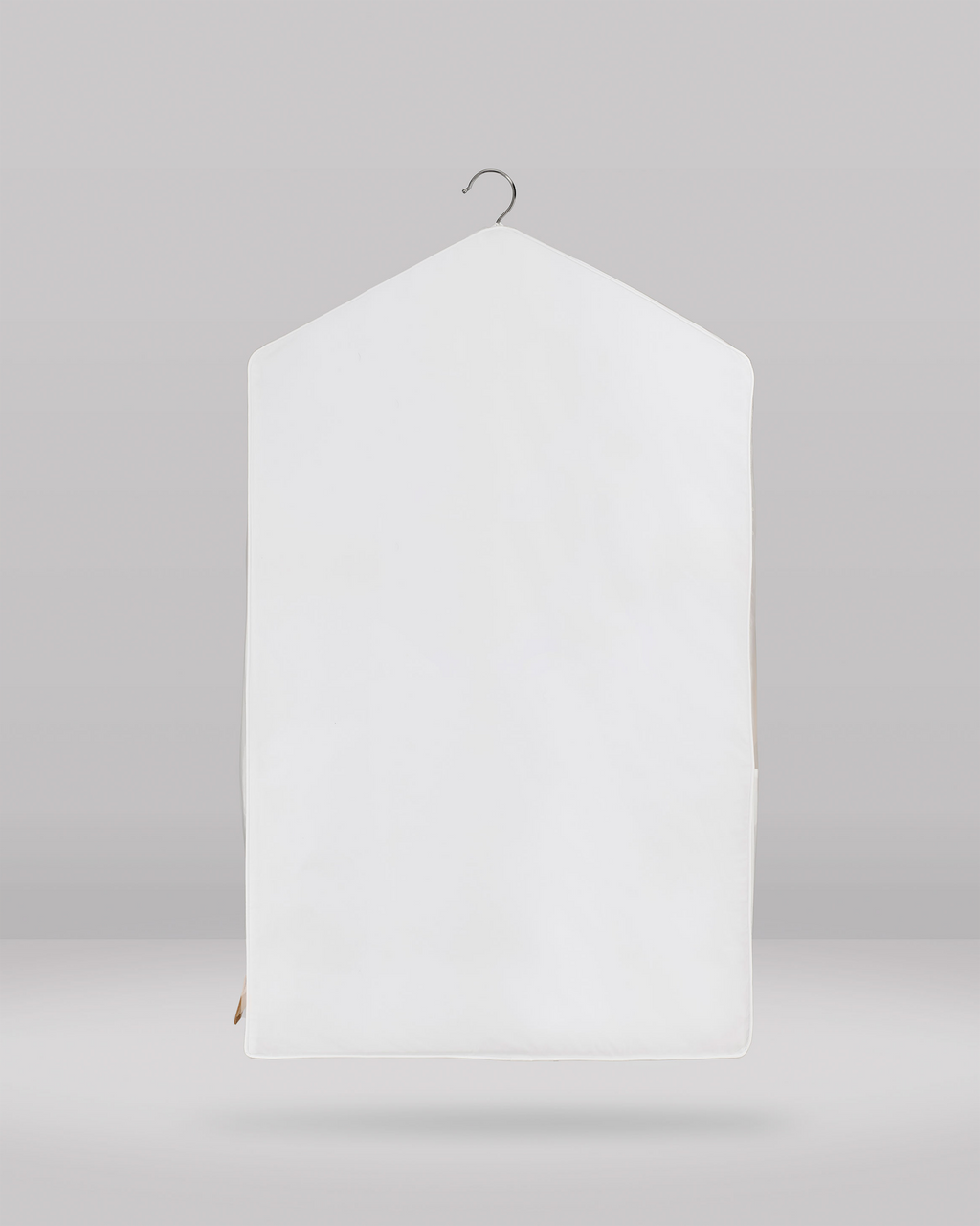 Short Organic Cotton Hanging Bag in White