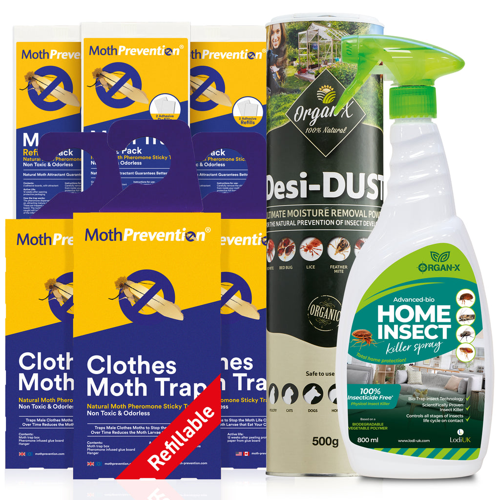 Moth Prevention natural carpet moth killer kit