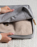 Extra Large Organic Cotton Storage Bag in Grey