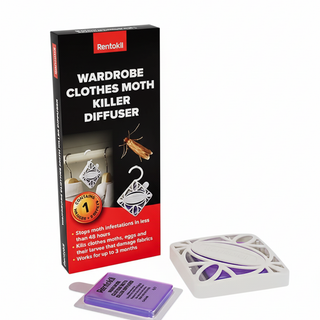 Rentokill Clothes Moth Killer Diffuser - 1 Hanging Tag & 2 Refills