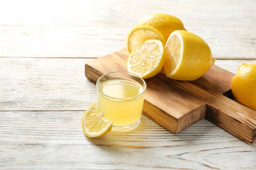 lemon juice mixed with warm water will make a gentle stain remover