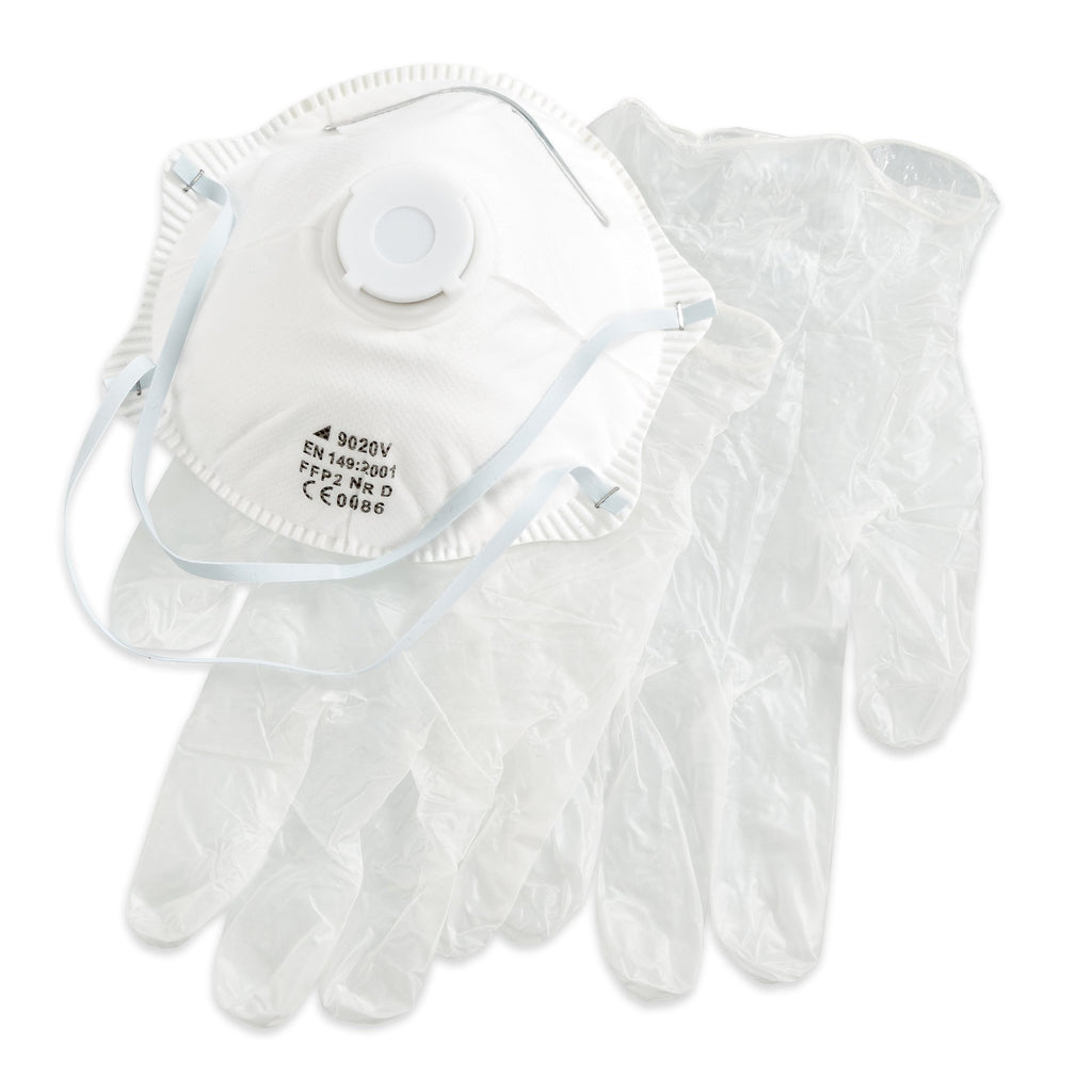 Protective Respirator Mask & FREE Gloves