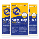 Powerful Clothes Moth & Carpet Moth Trap Refills - 6 Pack