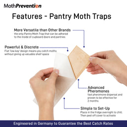 Powerful Pantry Moth Traps features by Moth Prevention