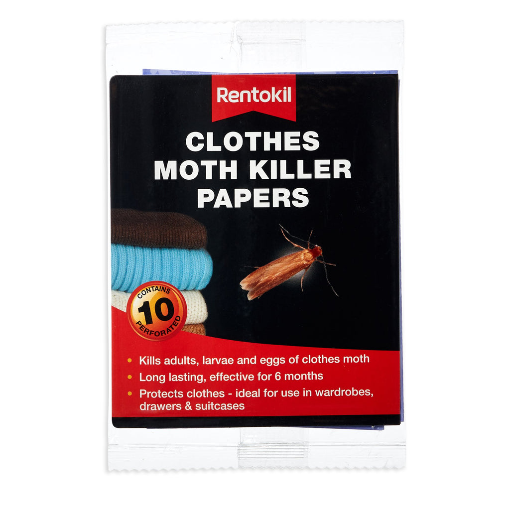 Clothes Moth Killer Papers (10 Sheets)