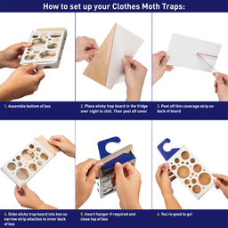 How to set up your Clothes Moth Traps by Moth Prevention