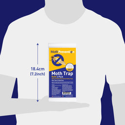 MothPrevention Clothes Moth Trap Refill Twin Pack