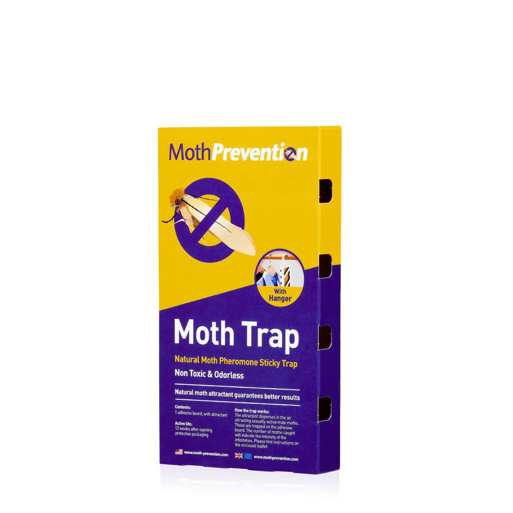 Powerful Clothes Moth Traps for Wardrobes by MothPrevention UK